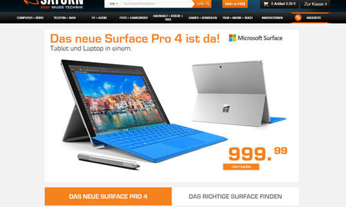 Webseite / Landingpage: Produktvorstellung